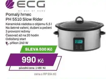 Expert ECG Pomalý hrnec PH 5510 Slow Rider nabídka