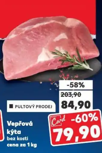 Kaufland Vepřová kýta nabídka