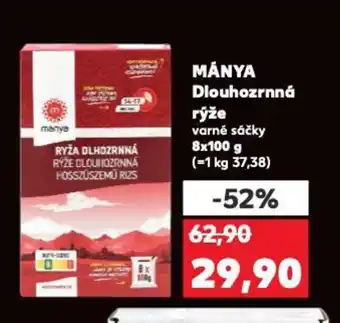 Kaufland MÁNYA Dlouhozrnná rýže nabídka