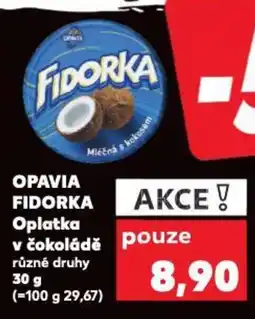 Kaufland OPAVIA FIDORKA Oplatka v čokoládě nabídka