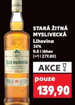 Kaufland STARÁ ŽITNÁ MYSLIVECKÁ Lihovina 38% nabídka