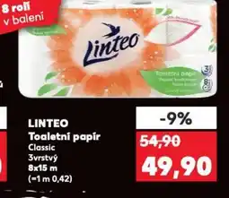 Kaufland LINTEO Toaletní papír nabídka