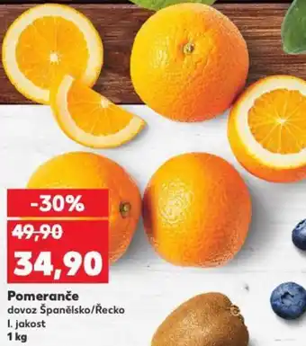 Kaufland Pomeranče nabídka