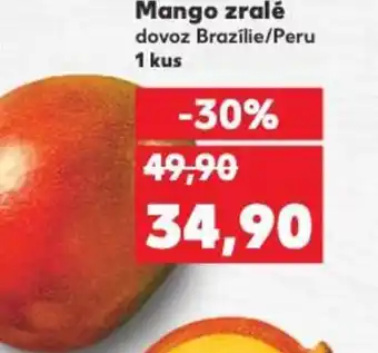 Kaufland Mango zralé nabídka