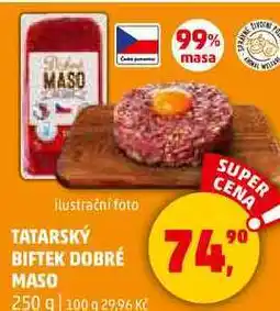 Penny Market TATARSKÝ BIFTEK DOBRÉ MASO, 250 g nabídka