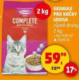 Penny Market GRANULE PRO KOČKY LOUISA různé druhy, 2 kg nabídka