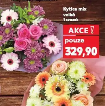 Kaufland Kytice mix velká nabídka