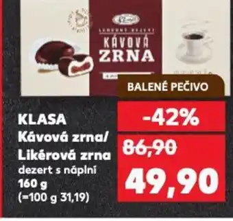 Kaufland KLASA Kávová zrna/ Likérová zrna nabídka