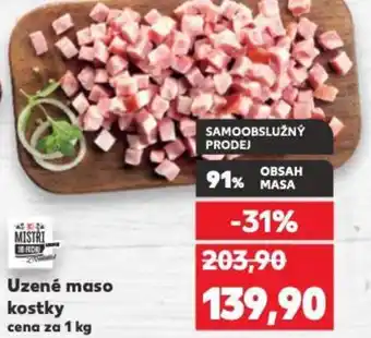 Kaufland Uzené maso kostky nabídka