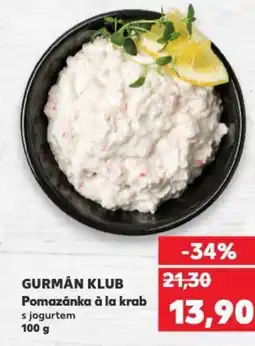 Kaufland GURMÁN KLUB Pomazánka à la krab nabídka