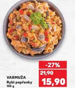 Kaufland VARMUŽA Rybí pepřenky nabídka