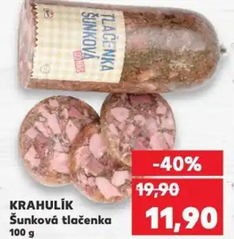 Kaufland KRAHULIK Šunková tlačenka nabídka