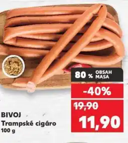 Kaufland BIVOJ Trampské cigáro nabídka