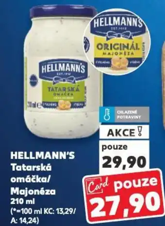 Kaufland HELLMANN'S Tatarská omáčka/ Majonéza nabídka