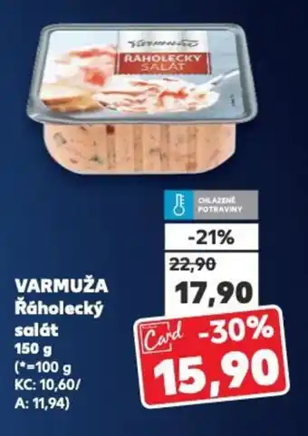 Kaufland VARMUŽA Řáholecký salát nabídka