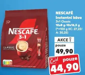 Kaufland NESCAFÉ Instantní káva nabídka