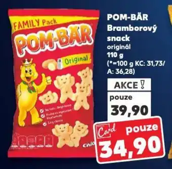 Kaufland POM-BÄR Bramborový snack nabídka