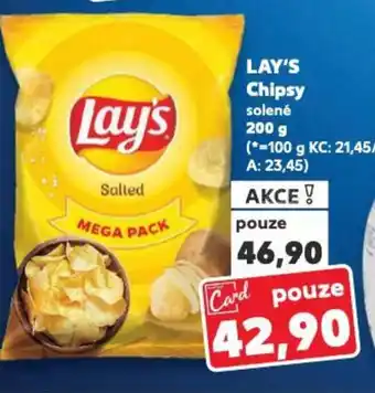 Kaufland LAY'S Chipsy nabídka