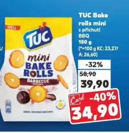 Kaufland TUC Bake rolls mini nabídka