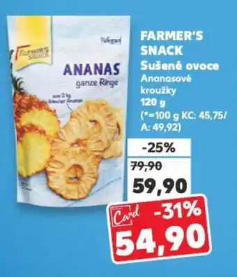 Kaufland FARMER'S Snack Sušené ovoce nabídka