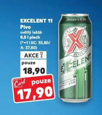 Kaufland EXCELENT 11 Pivo nabídka