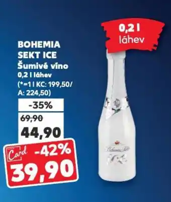 Kaufland BOHEMIA SEKT ICE Šumivé víno nabídka