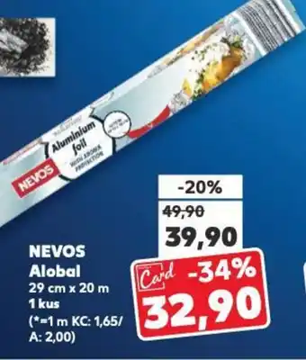 Kaufland NEVOS Alobal nabídka