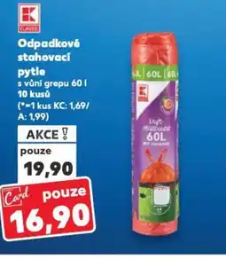 Kaufland Odpadkové stahovací pytle nabídka