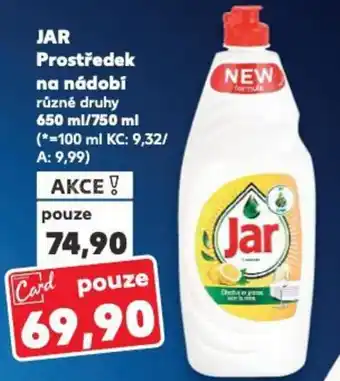 Kaufland JAR Prostředek na nádobí nabídka