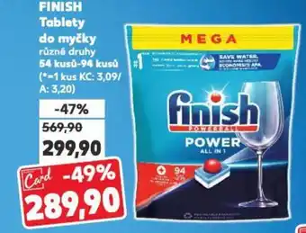 Kaufland FINISH Tablety do myčky nabídka