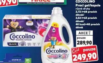 Kaufland COCCOLINO Prací gel/kapsle nabídka