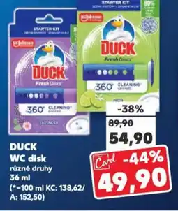 Kaufland DUCK WC disk nabídka