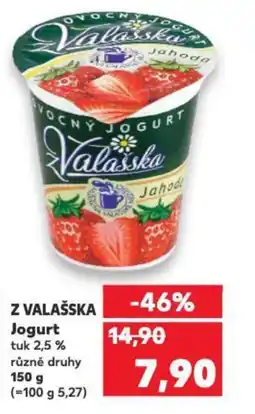 Kaufland Z VALAŠSKA Jogurt nabídka