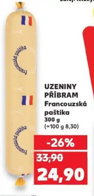 Kaufland Uzeniny Příbram Francouzská paštika nabídka