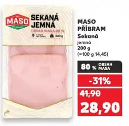 Kaufland MASO Příbram Sekaná nabídka