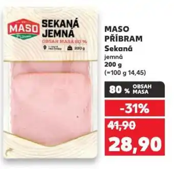 Kaufland MASO Příbram Sekaná nabídka