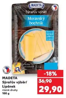 Kaufland MADETA Sýrařův výběr/ Lipánek nabídka