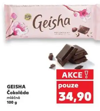 Kaufland GEISHA Čokoláda nabídka