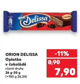 Kaufland ORION Delissa Oplatka v čokoládě nabídka