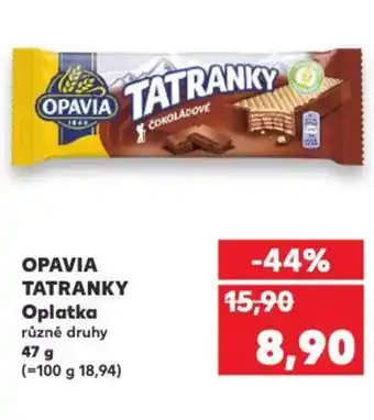 Kaufland OPAVIA Tatranky Oplatka nabídka