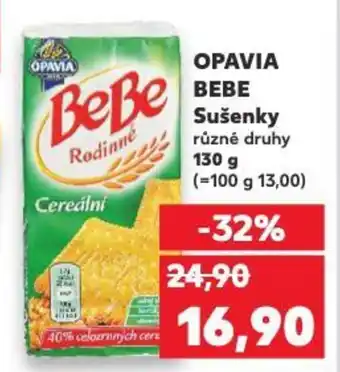 Kaufland OPAVIA Bebe Sušenky nabídka