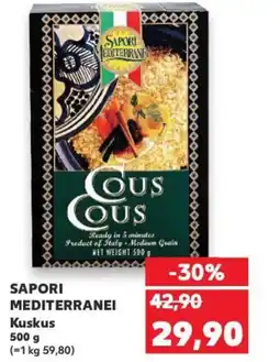 Kaufland SAPORI Mediterrane Kuskus nabídka