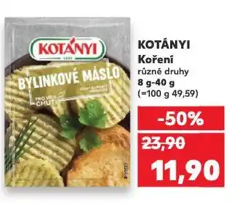 Kaufland KOTÁNYI Koření nabídka