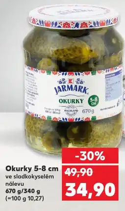 Kaufland Okurky 5-8 cm nabídka