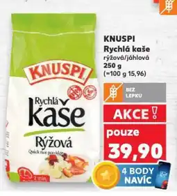 Kaufland KNUSPI Rychlá kaše nabídka