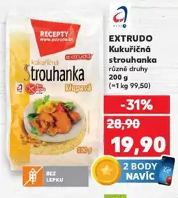 Kaufland EXTRUDO Kukuřičná strouhanka nabídka