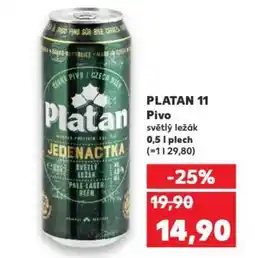 Kaufland PLATAN 11 Pivo nabídka