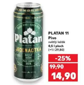 Kaufland PLATAN 11 Pivo nabídka