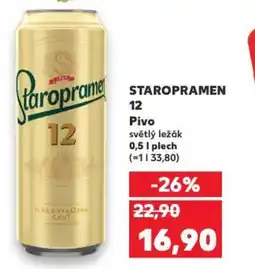 Kaufland STAROPRAMEN 12 Pivo nabídka