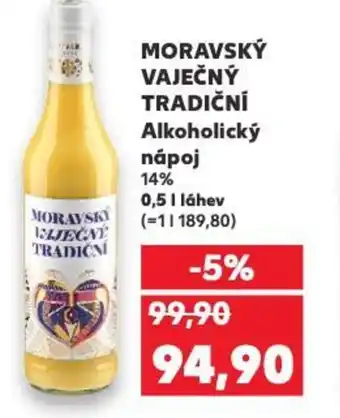 Kaufland MORAVSKÝ VAJEČNÝ TRADIČNÍ Alkoholický nápoj nabídka